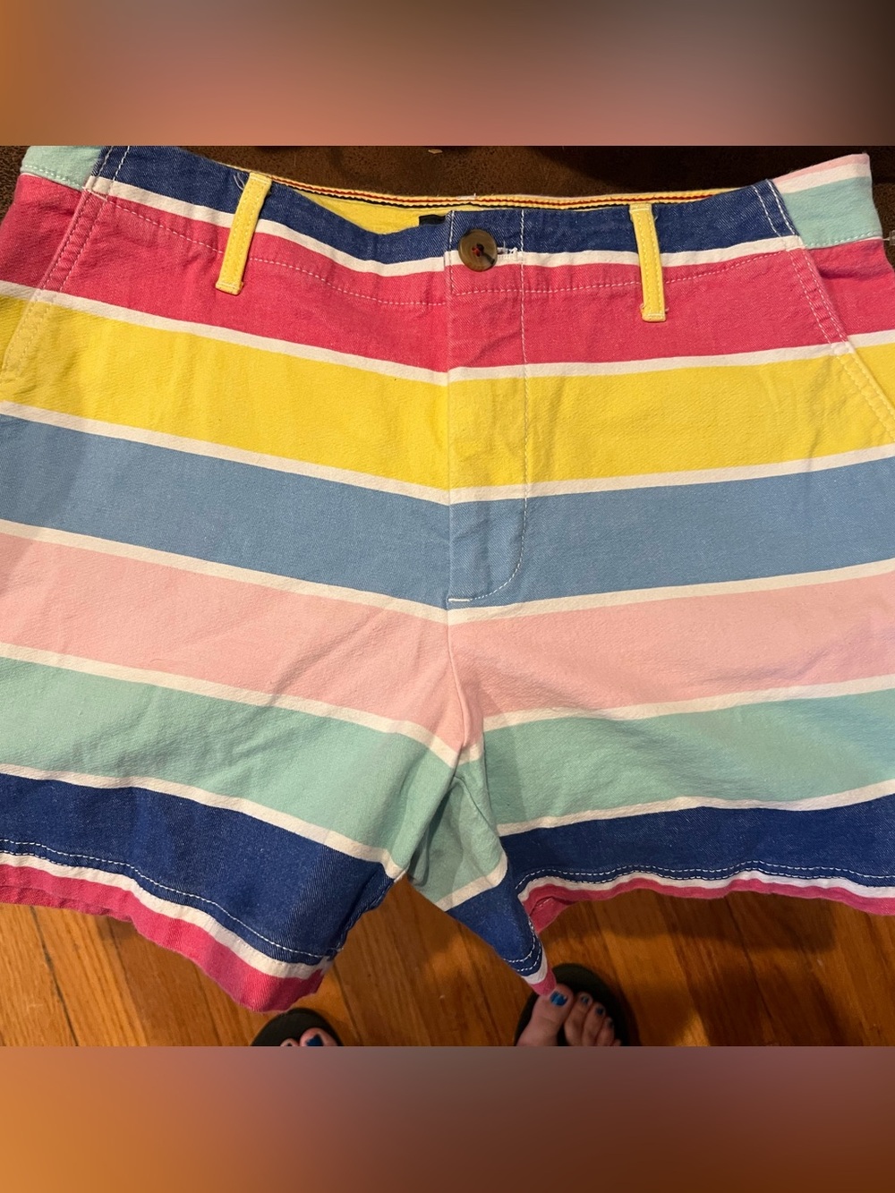 Women’s Tommy Colorful Striped Cotton Shorts